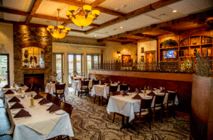 Enjoy fine Italian cuisine in our cozy fireplaced dining room.